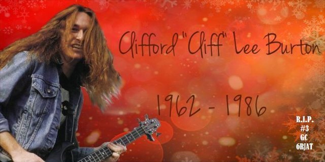 R.I.P. #3 - Cliff Burton