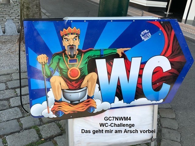 WC-Challenge - Das geht mir am Arsch vorbei