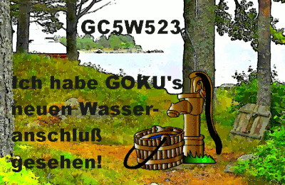 GOKU`s Haus hat jetzt fließend Wasser